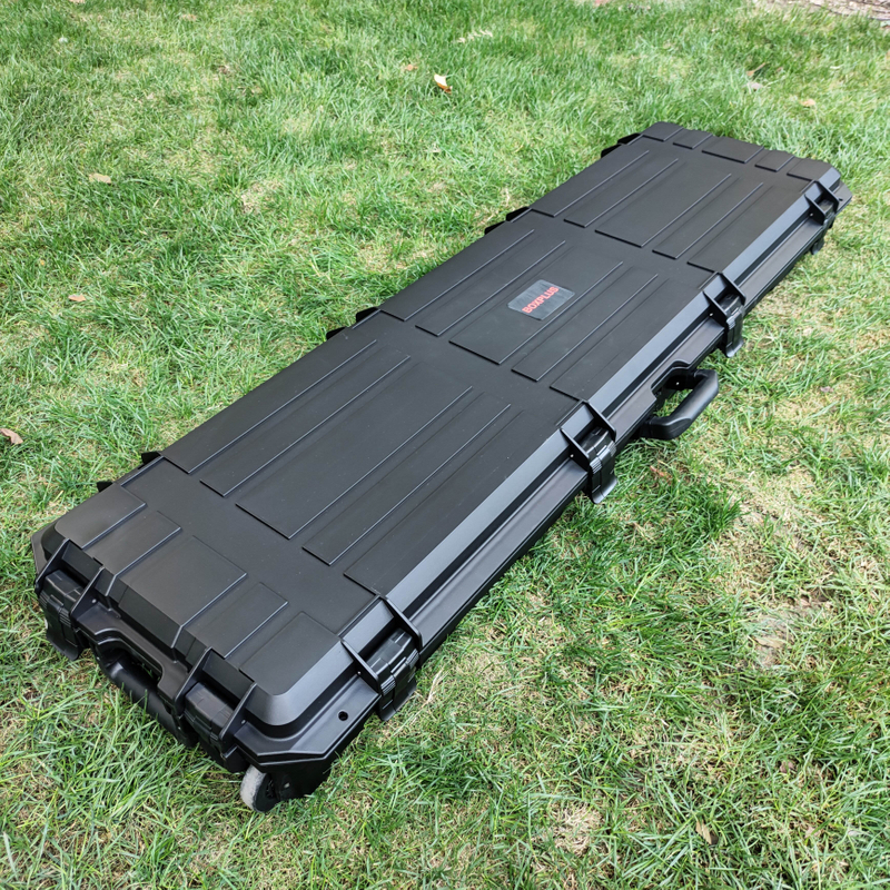Long hard carrying Case Waterproof plastic Gun Cases Waterproof plastic