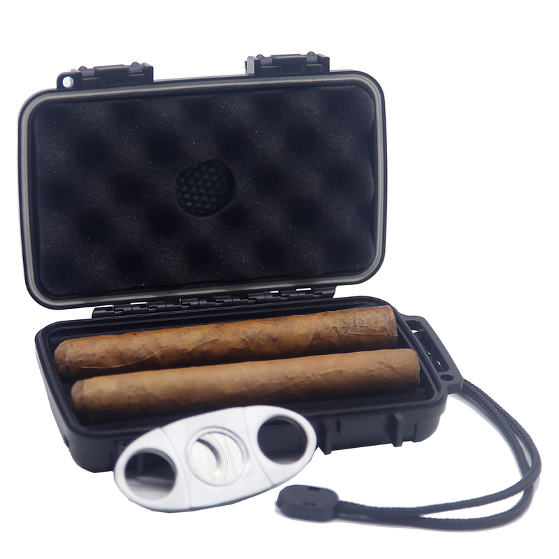 Pocket Humidor Cigar Accessories Gift Sets Cigar Humidor Case Portable
