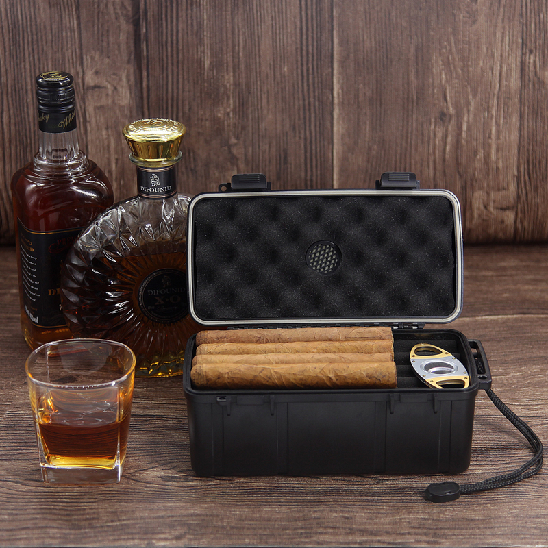 [BP7002CI] [15CT] Amazon Hot Sale Custom Cigar Travel Case Humidor Box