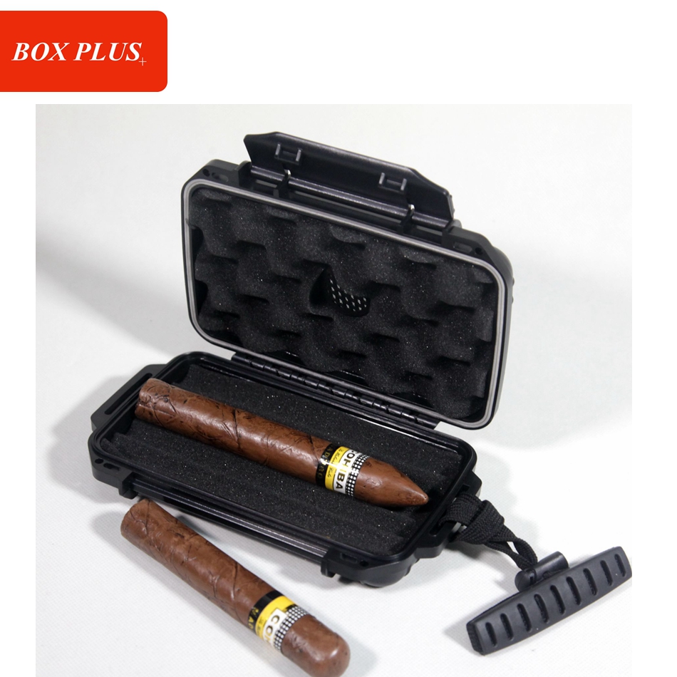 Mini Cigar Case Waterproof case of 5 stick for outdoor safe cigar